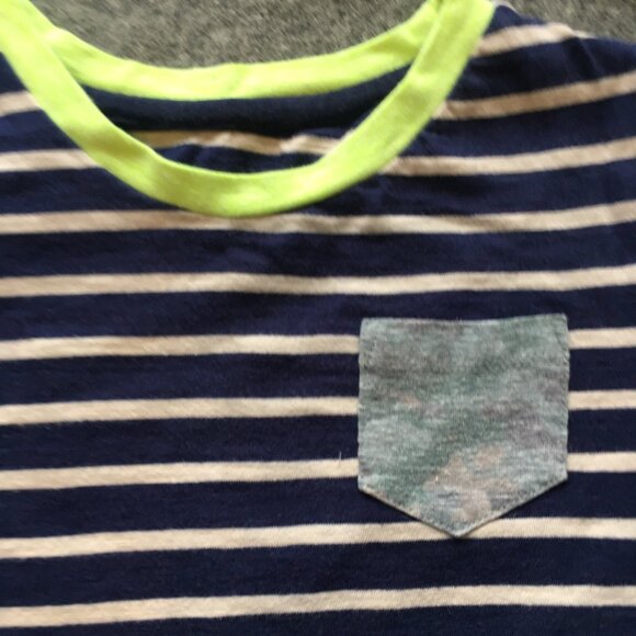 Boy Size 7 Clothing Lot 4x Pieces Bulk Summer Outdoor Casual Striped Cotton - Picture 8 of 11